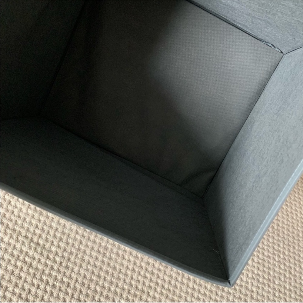 IKEA DRÖNA Dark Gray Storage Box 13x15x13 Large Cube | NWOT - Picture 5 of 8